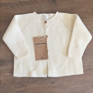 Cream Kids Sweater